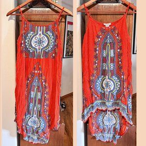 World Market Bohemian Strappy Dress sz S/M